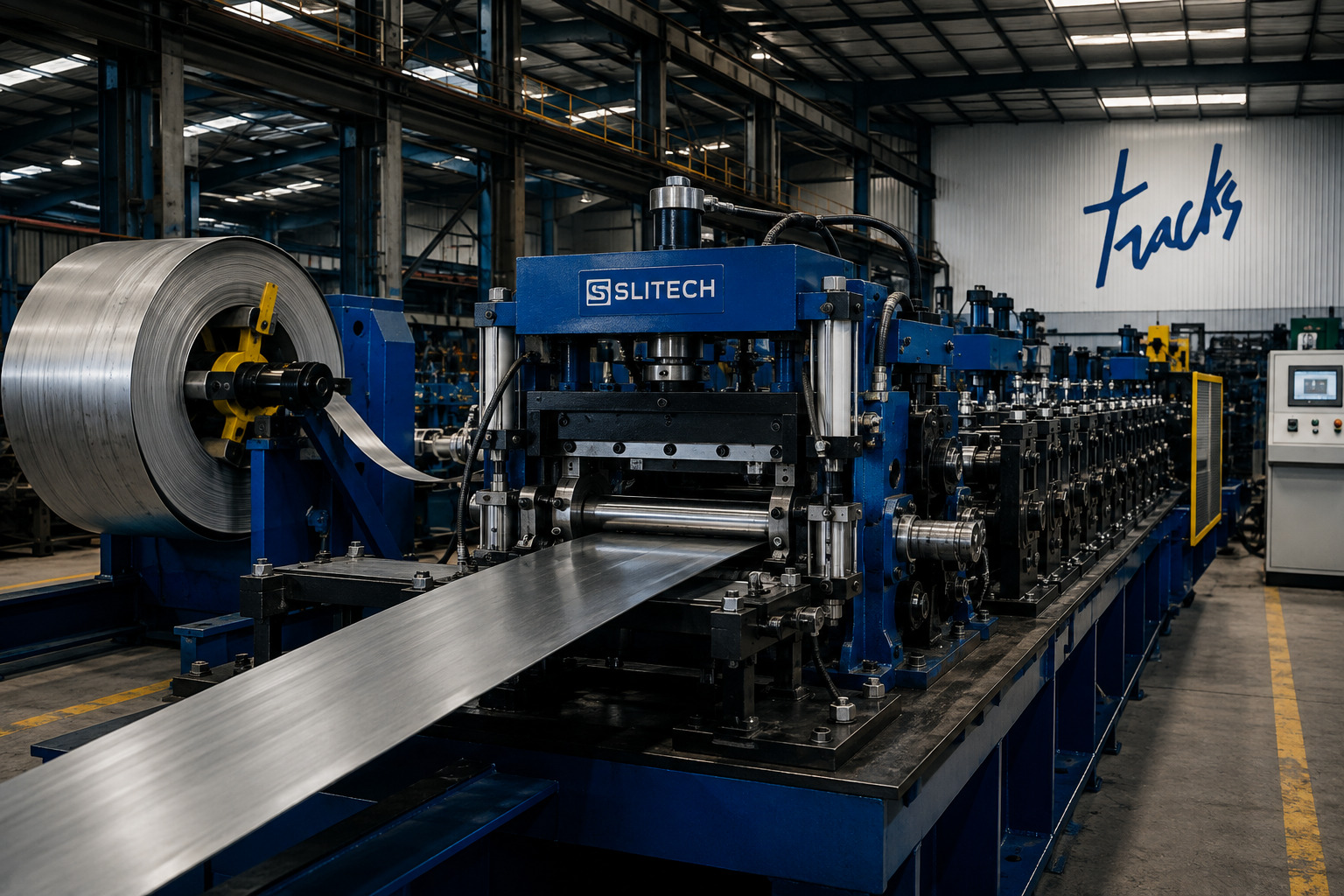 Proceso de fabricación de perfiles estructurales en la planta Tracks